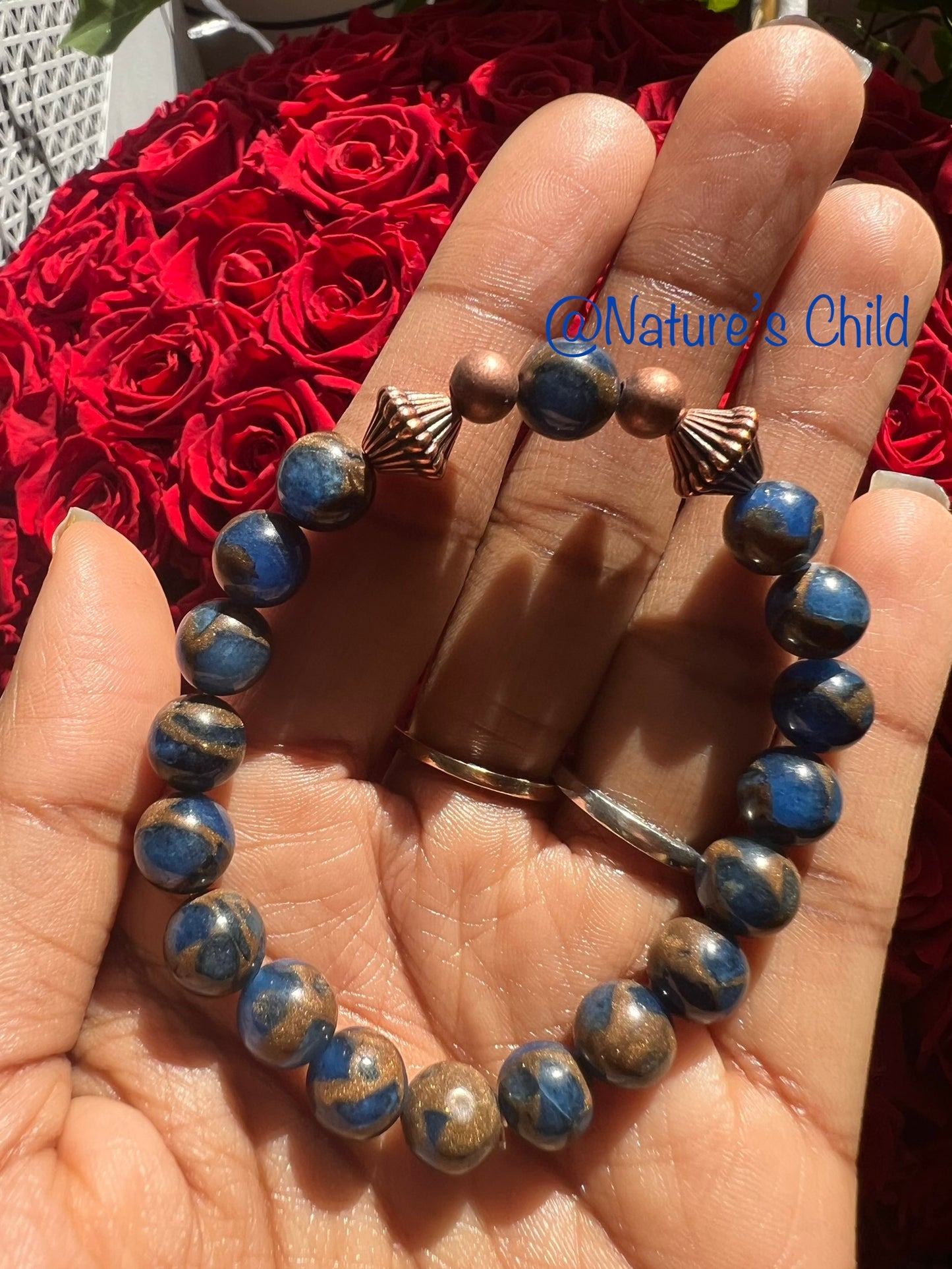 MILKY WAY copper beaded bracelet